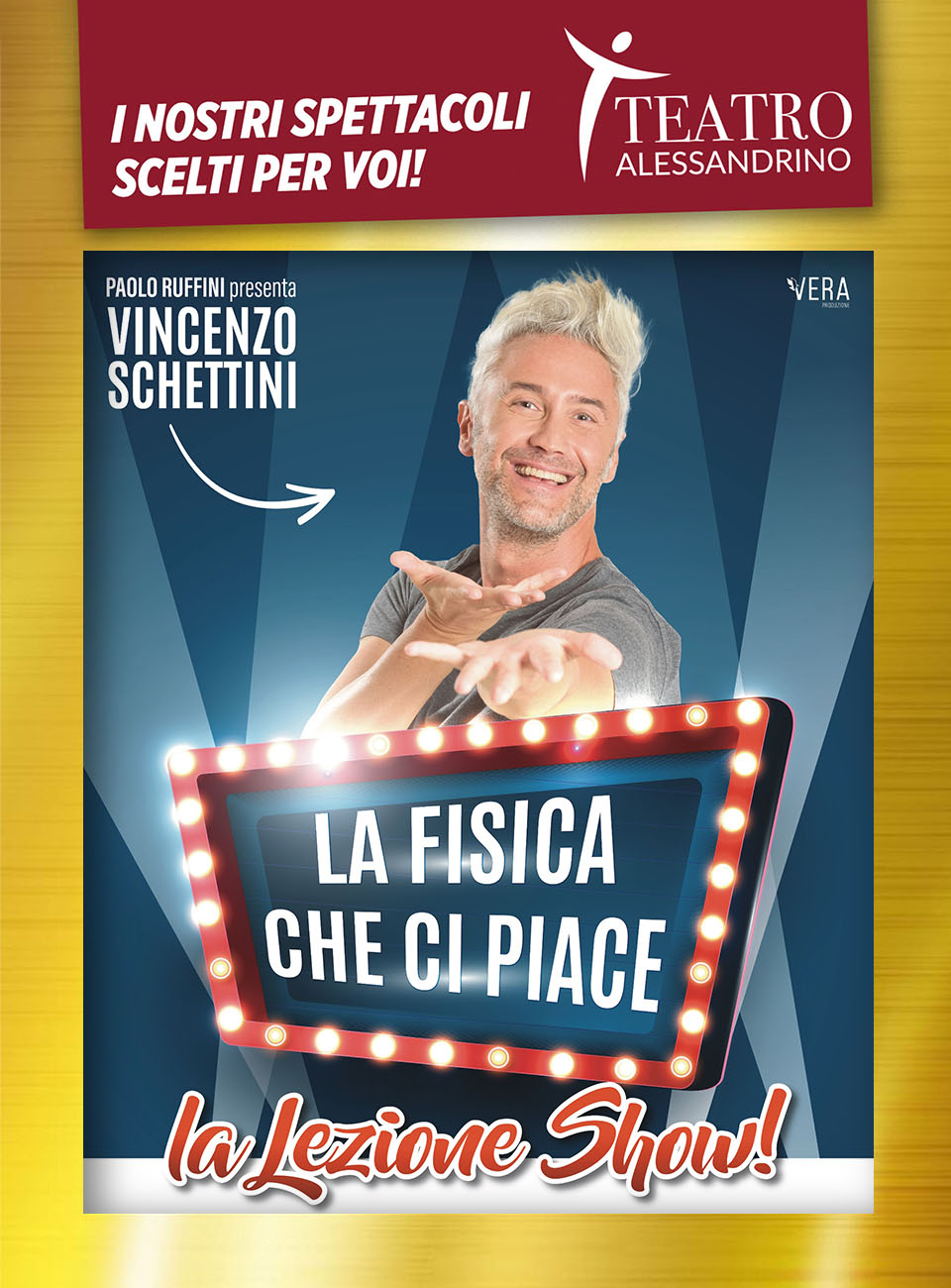 VINCENZO SCHETTINI in “LA FISICA CHE CI PIACE” 24 GENNAIO 2025 - venerdì ore 21.00