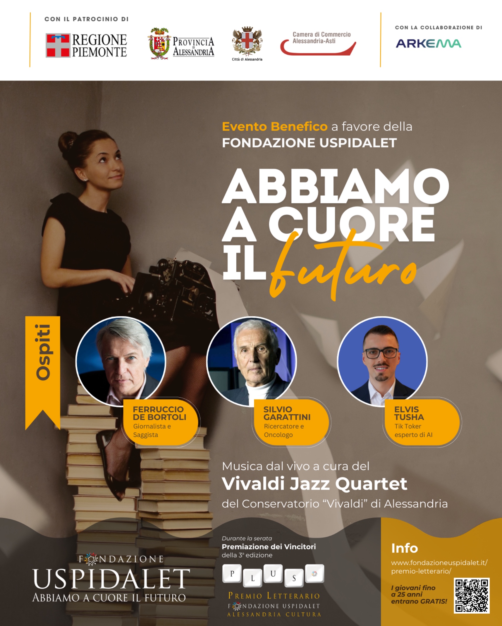 ABBIAMO A CUORE IL FUTURO – evento benefico 28 NOVEMBRE 2024 - giovedì ore 21.00